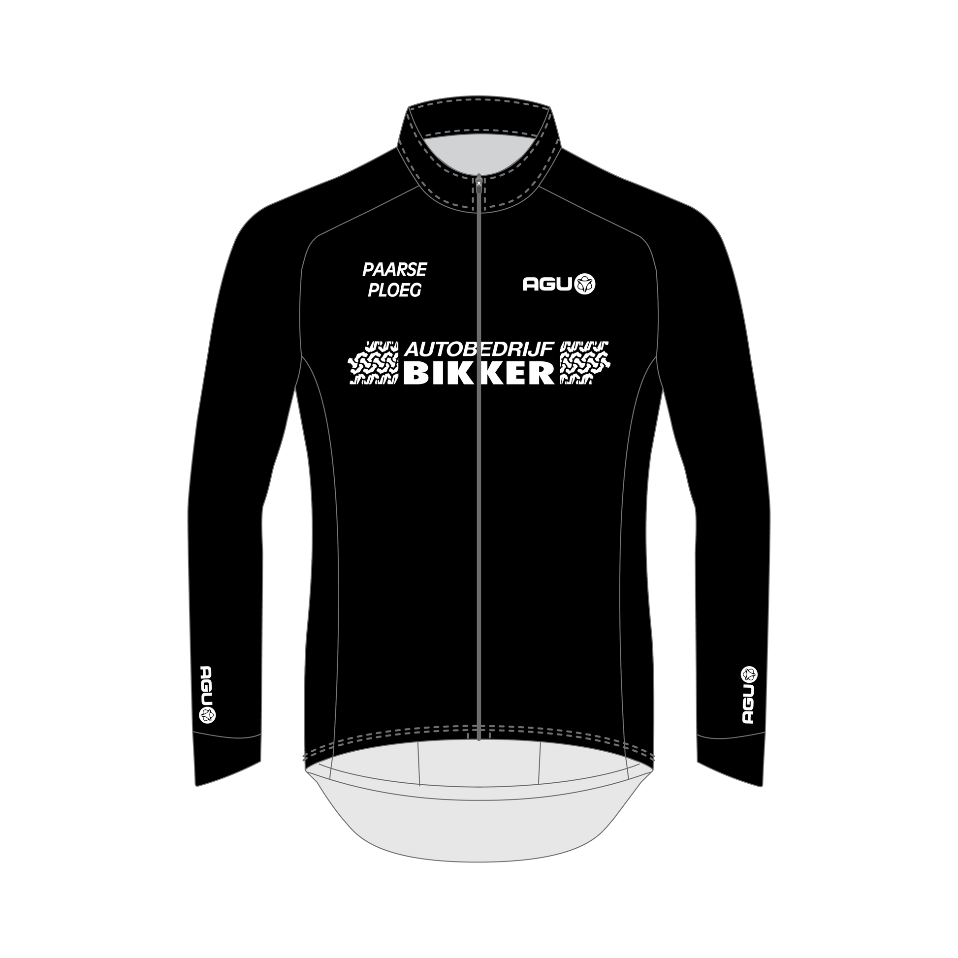 Neoshell rain long sleeve jersey - pro | De Paarse Ploeg