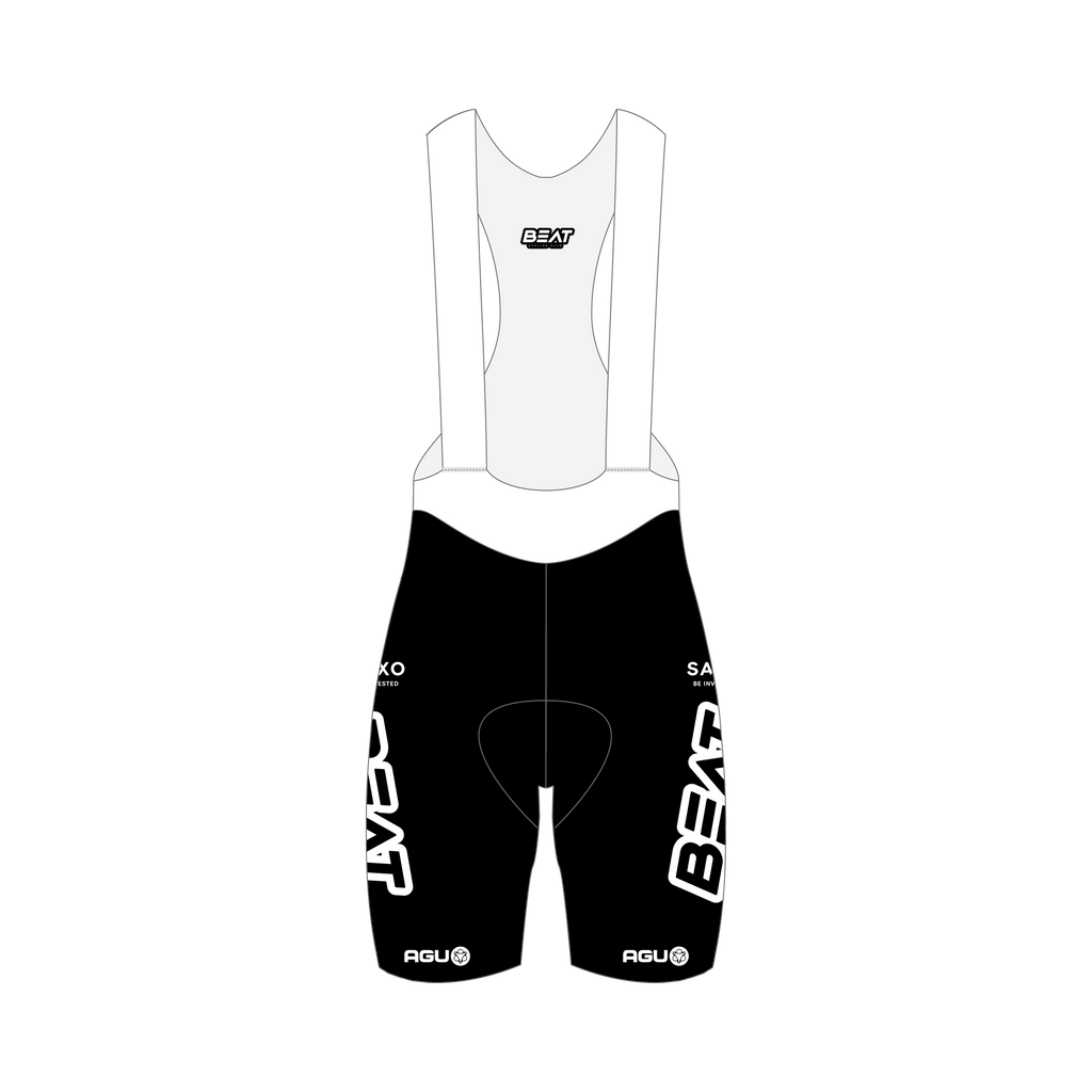SAXO - Bibshort black pad - Pro