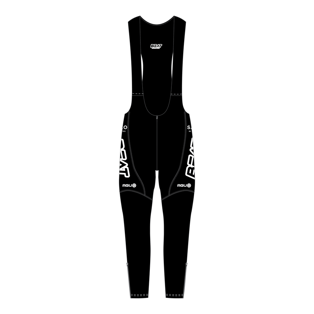 SAXO - Thermal bibtight DWR Zipp black pad - Pro