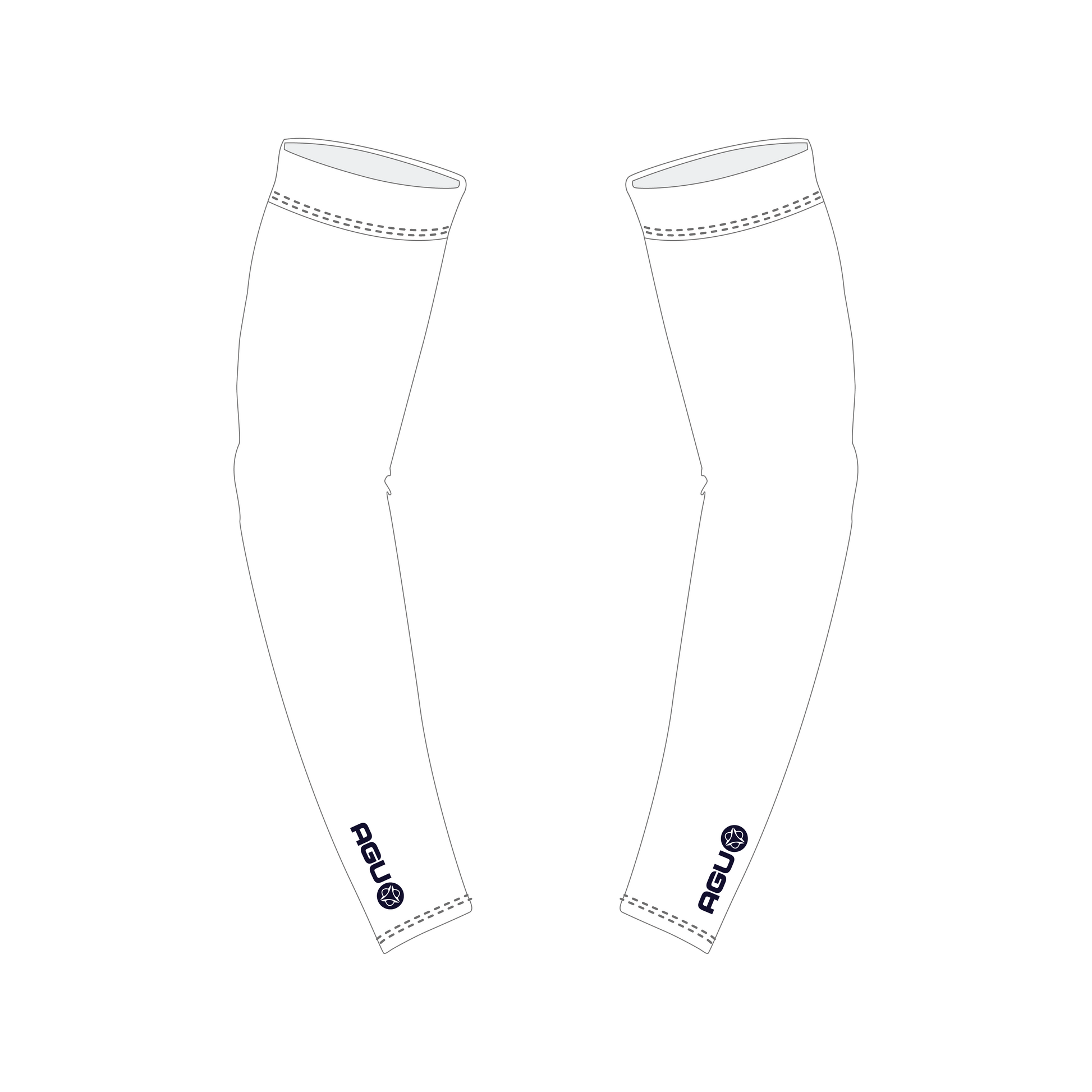 Beachboys - Performance Armwarmers - wit