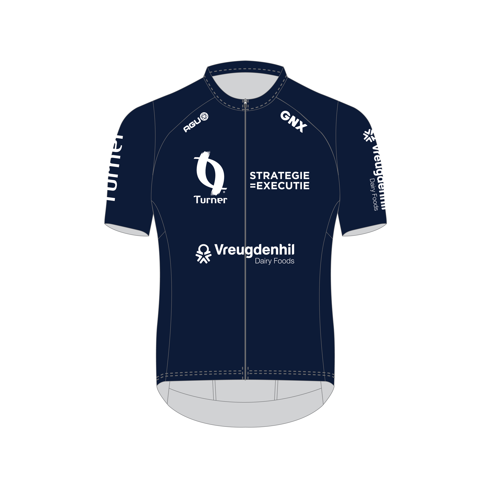 Turner - Vreugdenhil - Elite Jersey korte mouwen (donkerblauw)